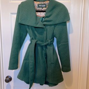 Steve Madden green trench